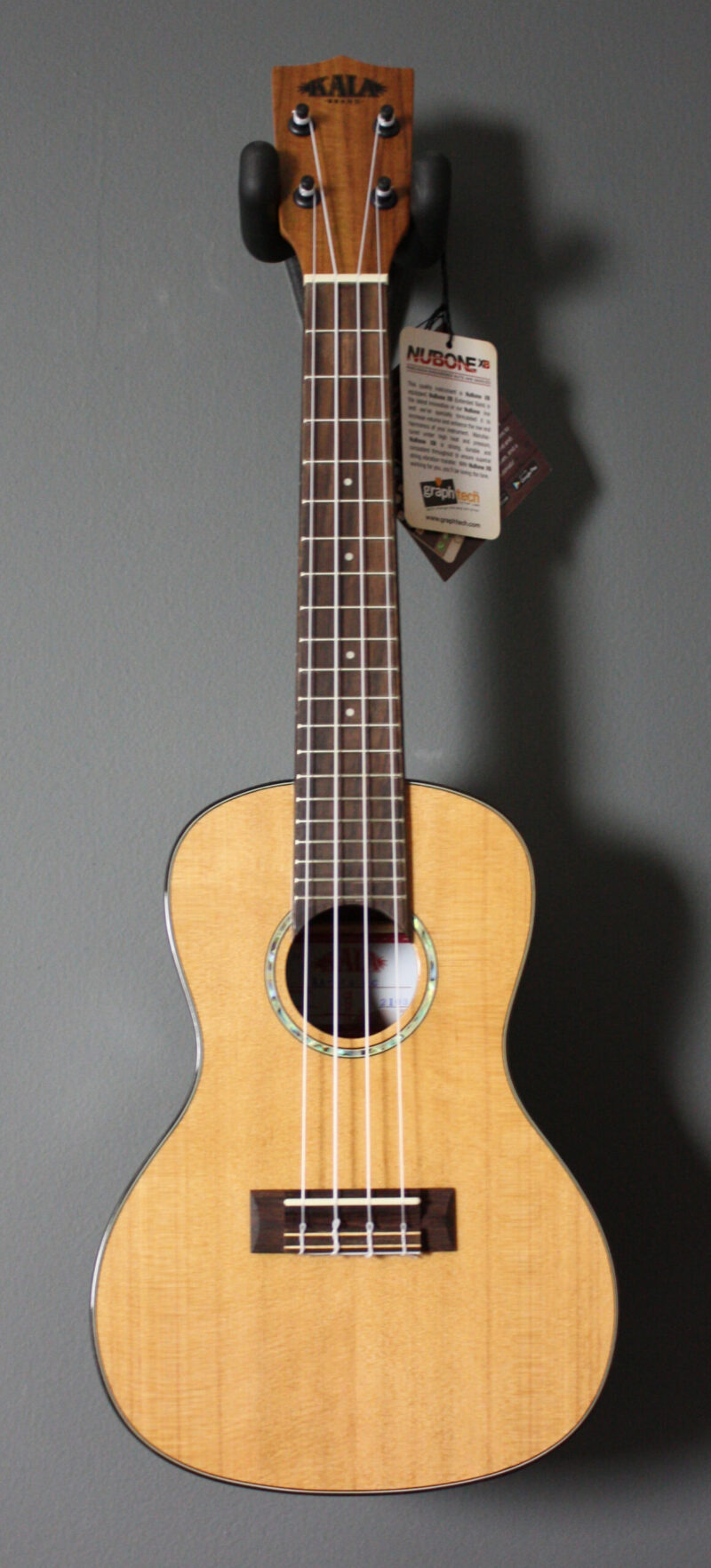 Kala Gloss Solid Cedar Top Acacia Concert w/ Case